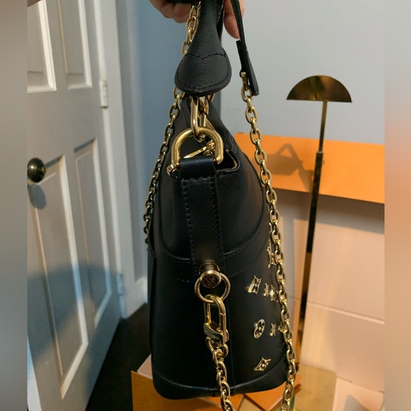 ❌SOLD❌2021 authentic Louis Vuitton Cruiser PM black calfskin leather two way bag - Picture 9 of 16